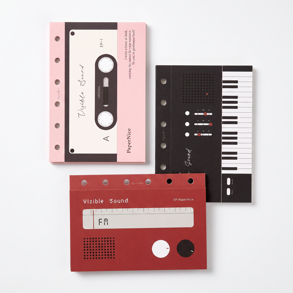 Visible Sound Tri-Fold Planner Inserts - Mini 5 / Mini 6 (Pocket) / Personal