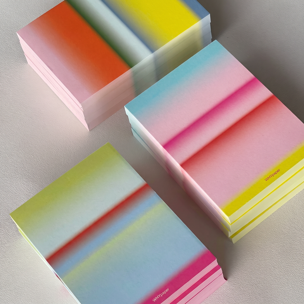 Gradient Memo Paper Sampler Set - Dawn, Morning Mist & Dusk