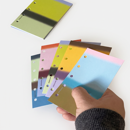 Gradient Color Loose-Leaf Inserts - Mini 5 / Mini 6 (Pocket)