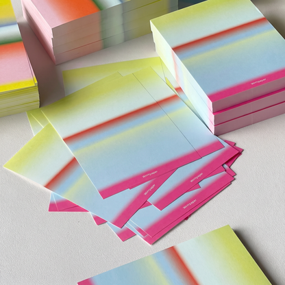 Gradient Memo Paper Sampler Set - Dawn, Morning Mist & Dusk