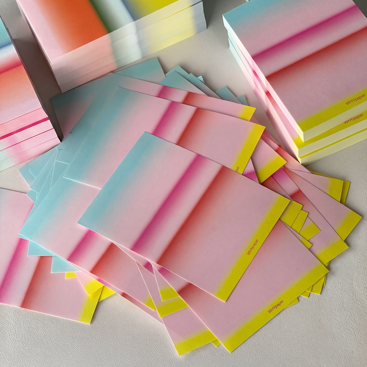 Gradient Memo Paper Sampler Set - Dawn, Morning Mist & Dusk