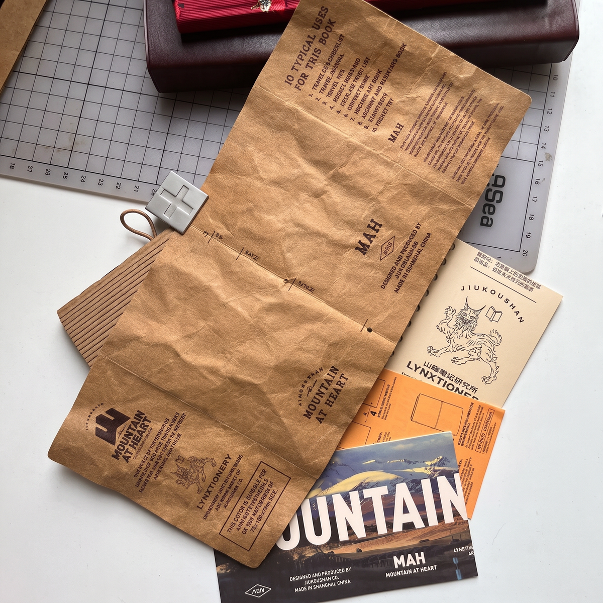 MAH RAW Washable Paper Travel Notebook