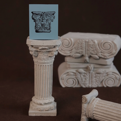 Roman Column Wooden Stamp Collection