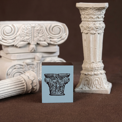 Roman Column Wooden Stamp Collection