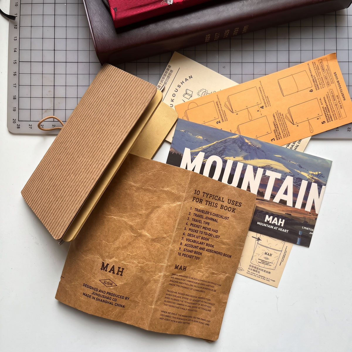 MAH RAW Washable Paper Travel Notebook