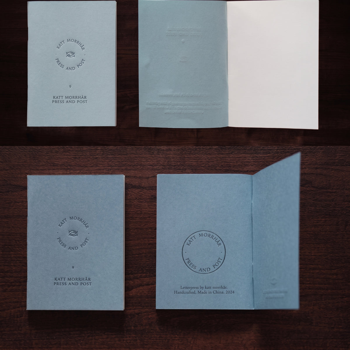Round Trip Letterpress - TN Passport Notebook Set