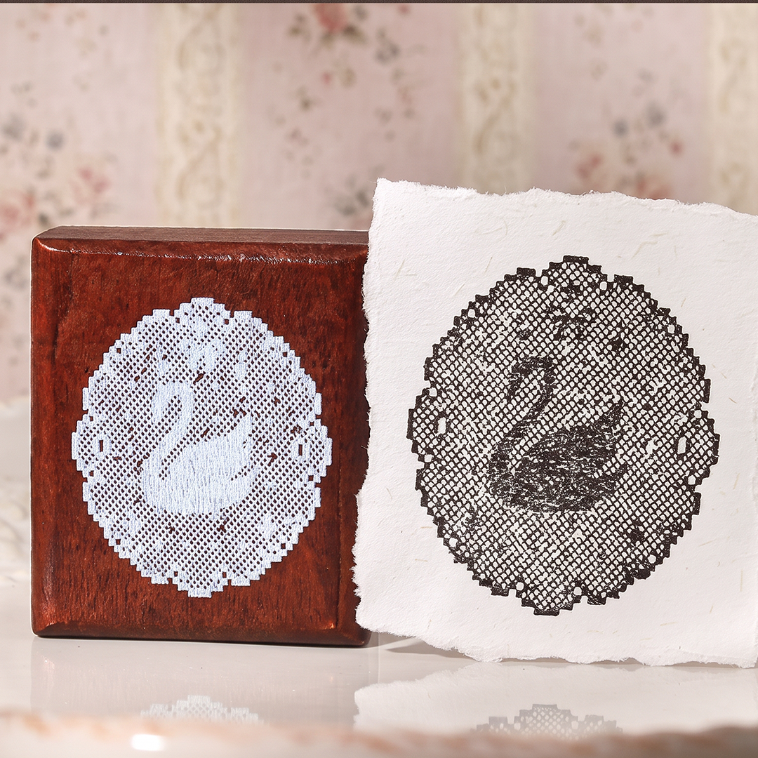 Evening Breeze Lace Wooden Stamp Collection