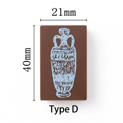 Roman Pottery Jar Wooden Stamp Collection