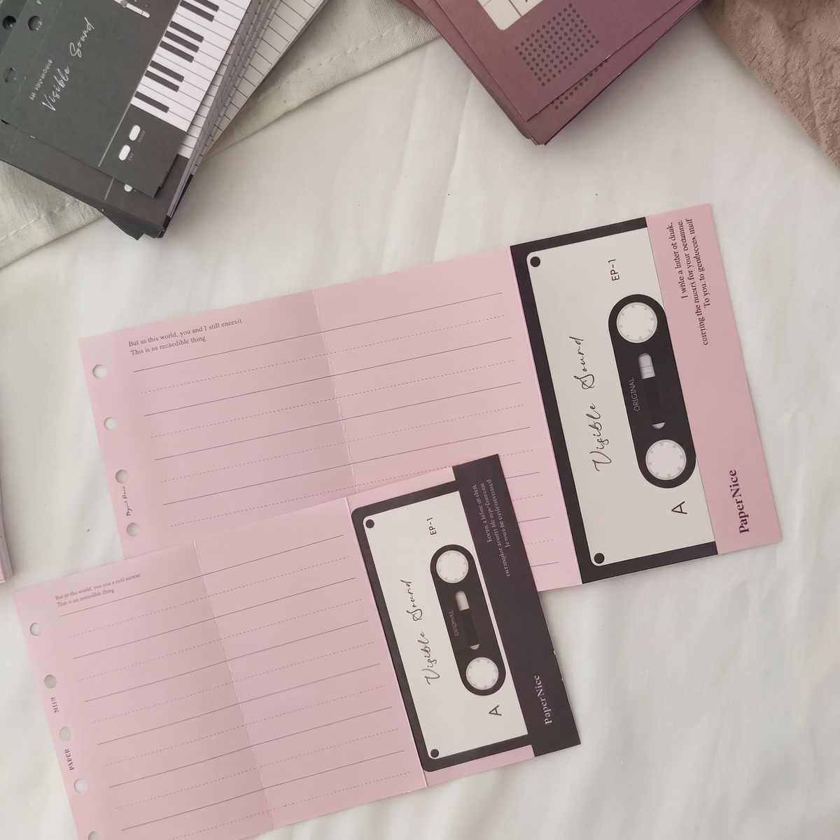 Visible Sound Tri-Fold Planner Inserts - Mini 5 / Mini 6 (Pocket) / Personal