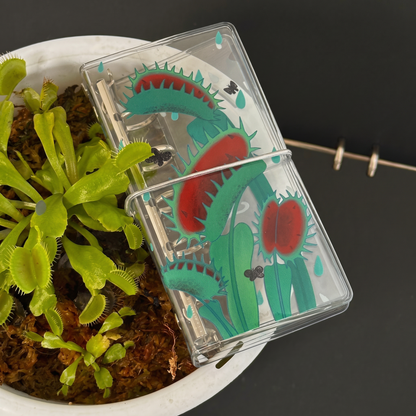 Venus Flytrap Mini 5 Half (M2.5) Clear PVC Ring Binder + Printed Inserts