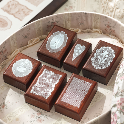 Evening Breeze Lace Wooden Stamp Collection
