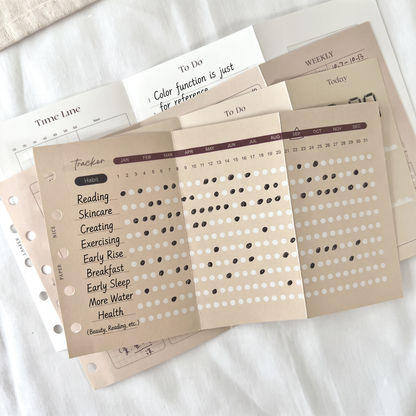 Tri-Fold Planner Inserts - Mini 5 / Mini 6 (Pocket) / Personal