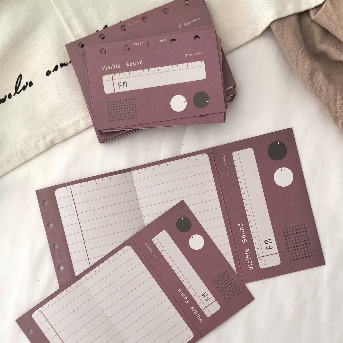 Visible Sound Tri-Fold Planner Inserts - Mini 5 / Mini 6 (Pocket) / Personal