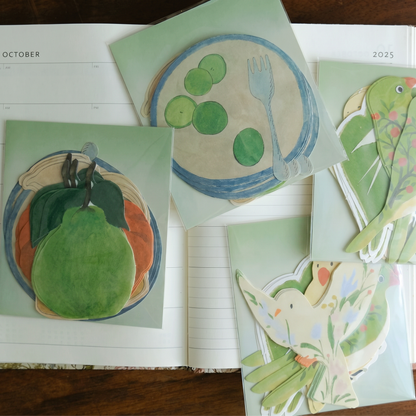 Fruit & Vegetable Die-Cut Memo