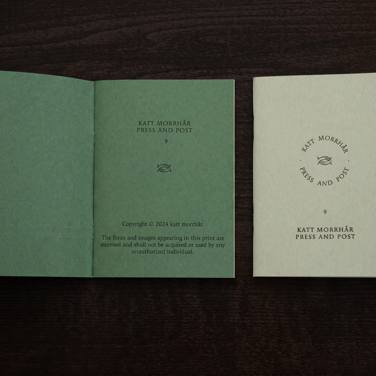 Round Trip Letterpress - TN Passport Notebook Set