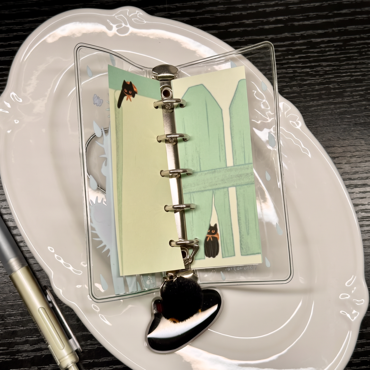 Venus Flytrap Mini 5 Half (M2.5) Clear PVC Ring Binder + Printed Inserts
