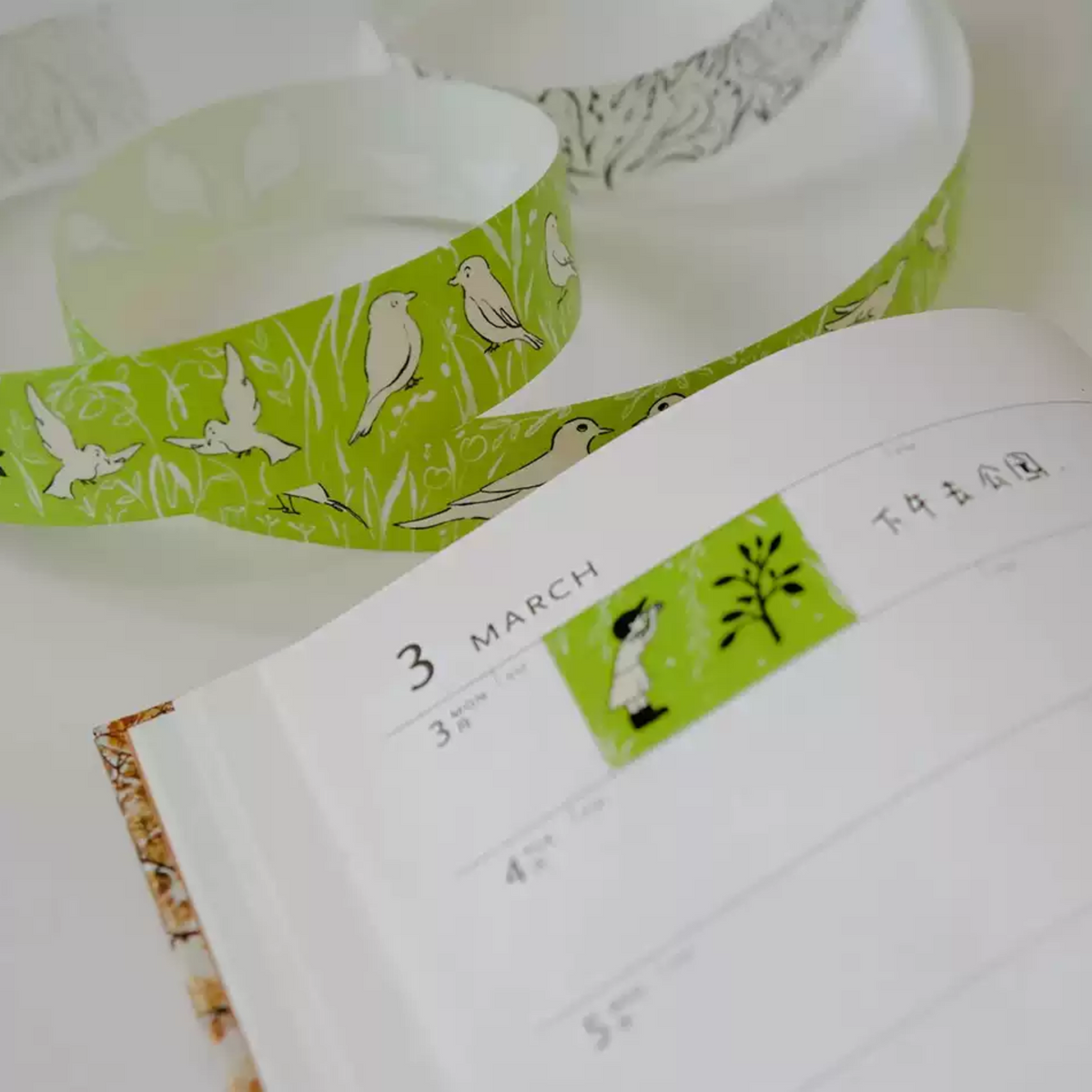 Bird Washi Tape - Birdwatching / Little Bird Orchestra