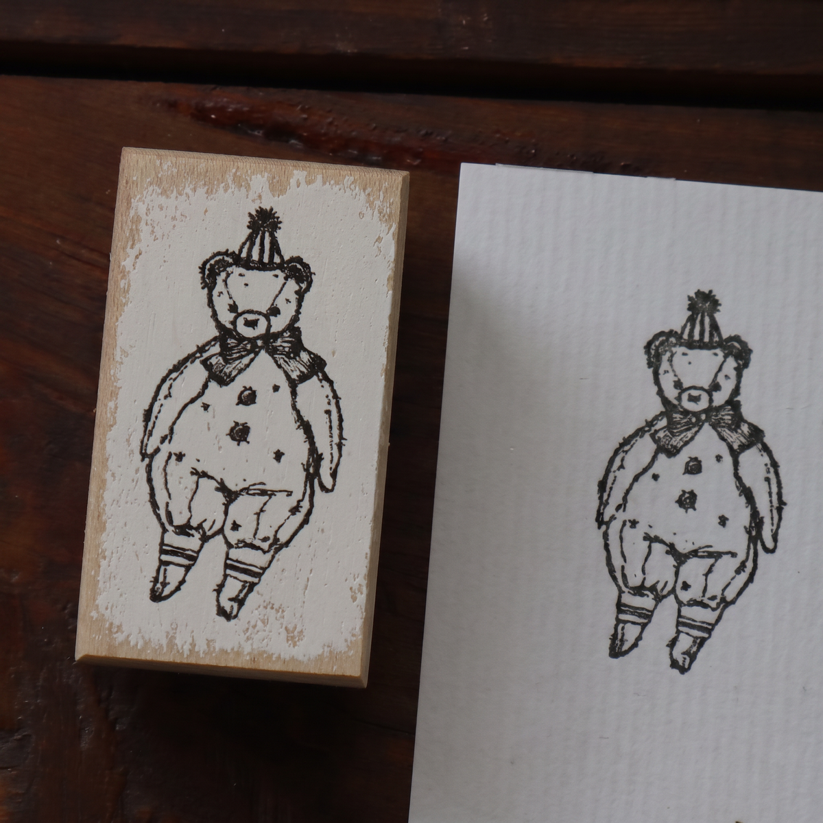 Antique Dollhouse Wooden Stamp Collection