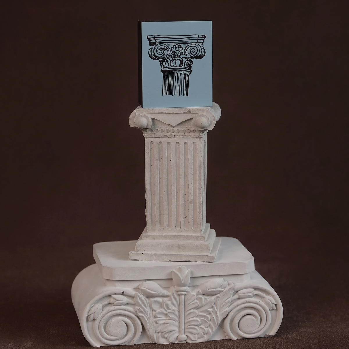Roman Column Wooden Stamp Collection