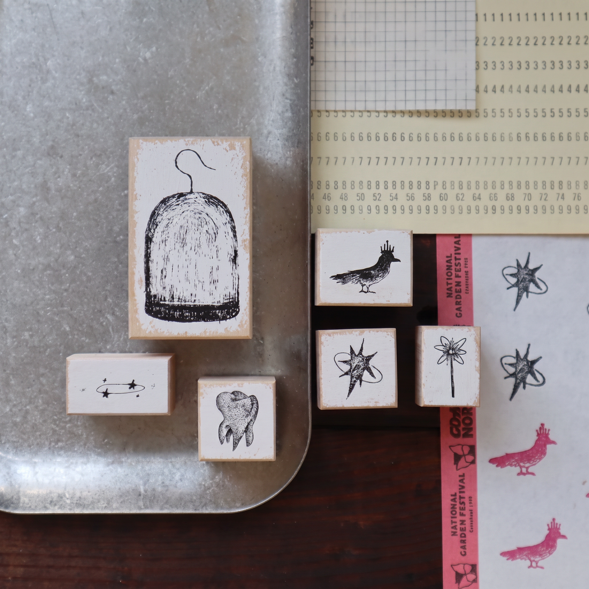 Magical Teeth Wooden Stamp Collection
