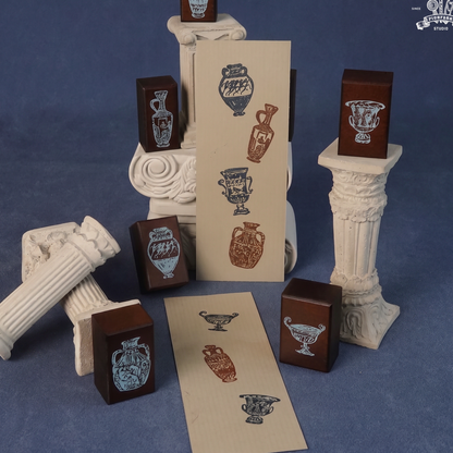 Roman Pottery Jar Wooden Stamp Collection