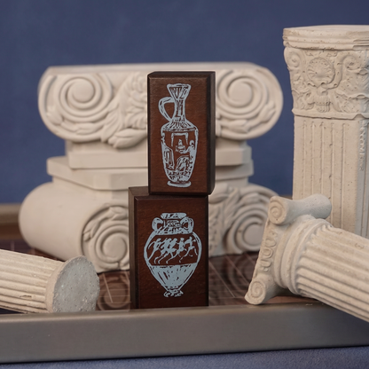 Roman Pottery Jar Wooden Stamp Collection