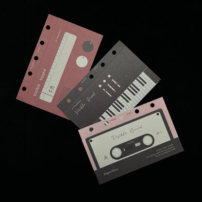 Visible Sound Tri-Fold Planner Inserts - Mini 5 / Mini 6 (Pocket) / Personal