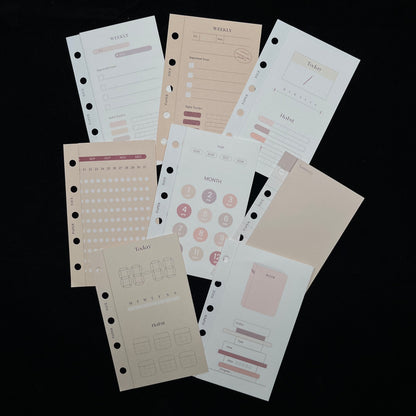 Tri-Fold Planner Inserts - Mini 5 / Mini 6 (Pocket) / Personal