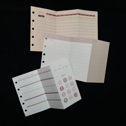 Tri-Fold Planner Inserts - Mini 5 / Mini 6 (Pocket) / Personal