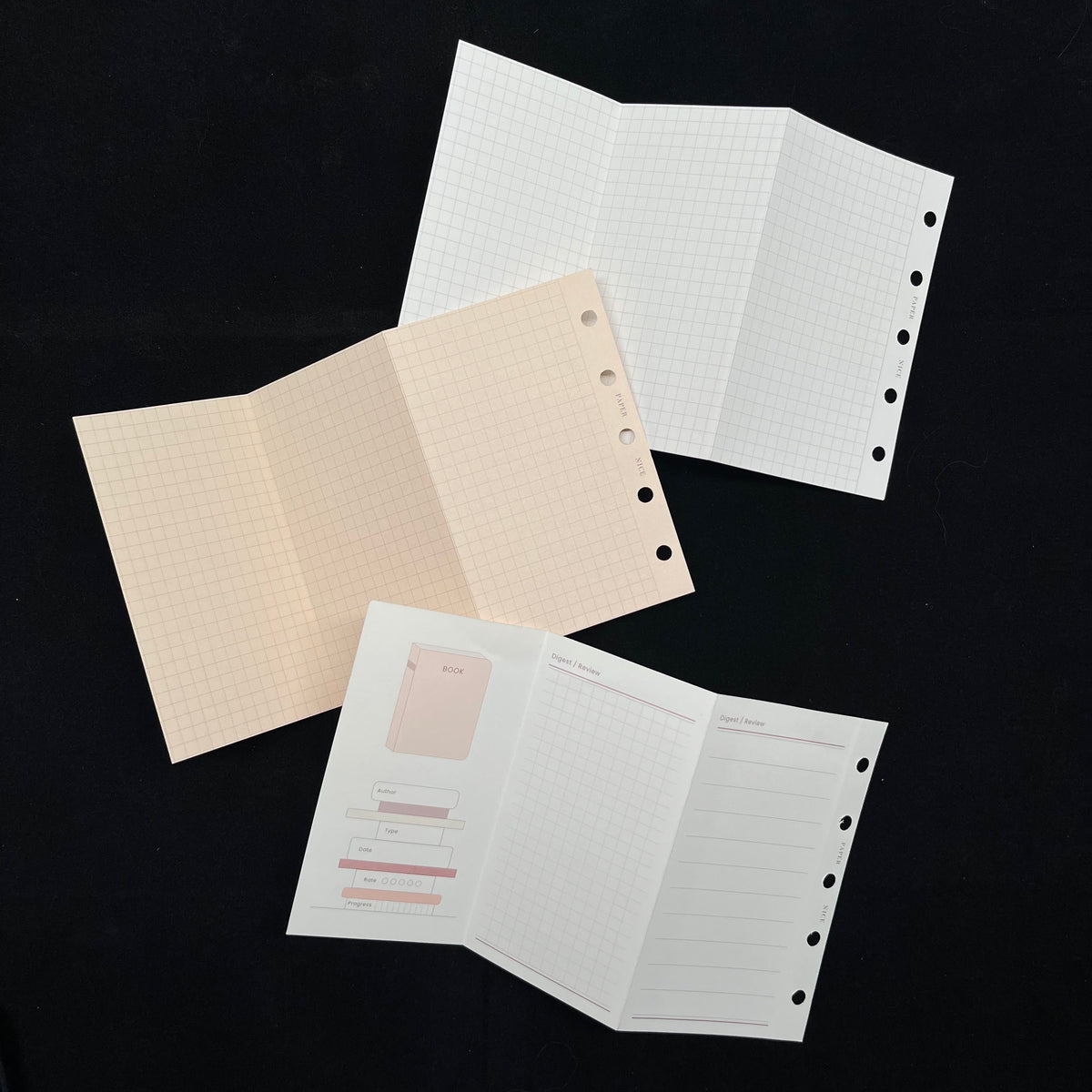 Tri-Fold Planner Inserts - Mini 5 / Mini 6 (Pocket) / Personal