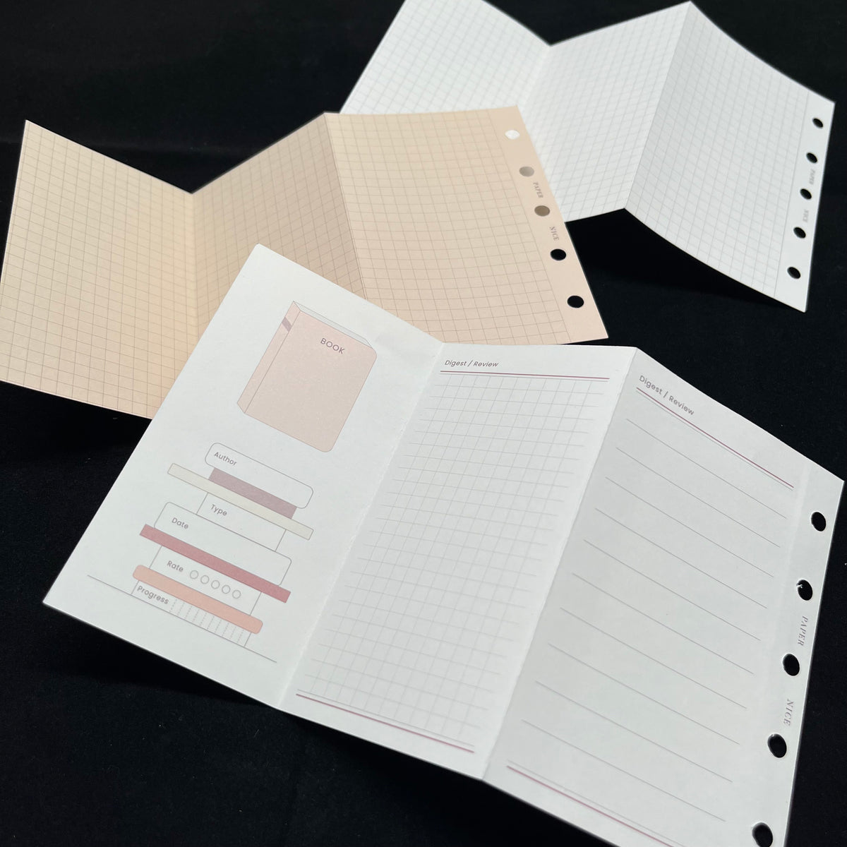 Tri-Fold Planner Inserts - Mini 5 / Mini 6 (Pocket) / Personal