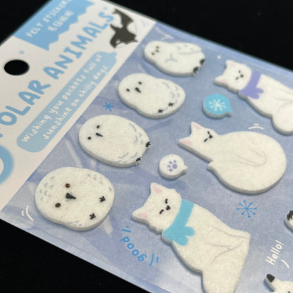 Letter from the Pole Felt Sticker Set