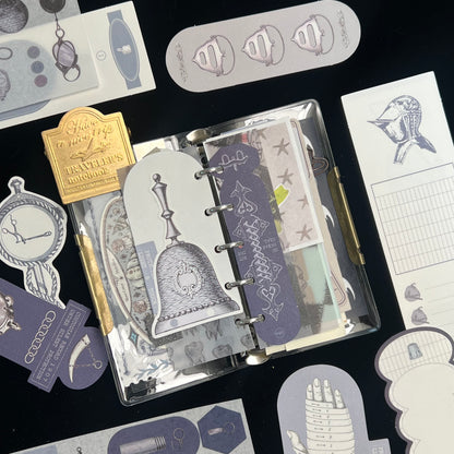 Old Home Manuscript Memo Paper & Sticker Set