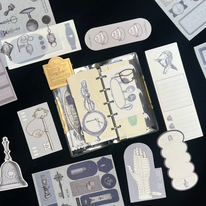 Old Home Manuscript Memo Paper & Sticker Set