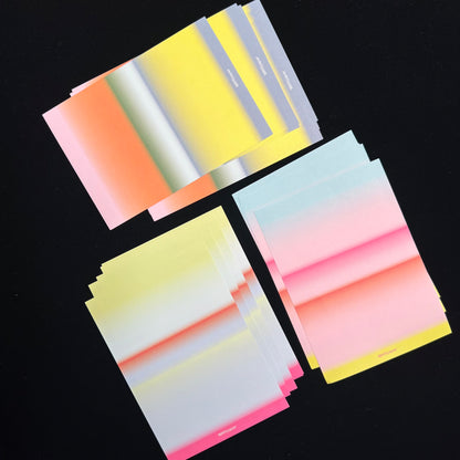 Gradient Memo Paper Sampler Set - Dawn, Morning Mist & Dusk