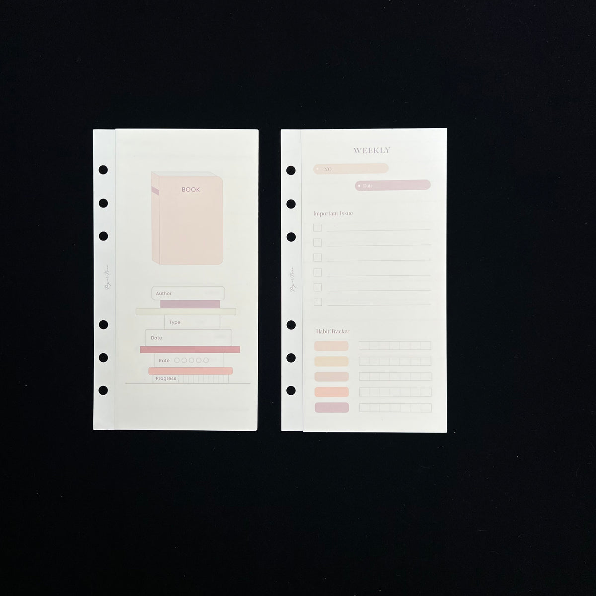Tri-Fold Planner Inserts - Mini 5 / Mini 6 (Pocket) / Personal