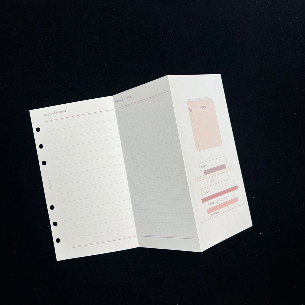 Tri-Fold Planner Inserts - Mini 5 / Mini 6 (Pocket) / Personal