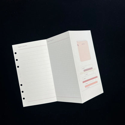 Tri-Fold Planner Inserts - Mini 5 / Mini 6 (Pocket) / Personal